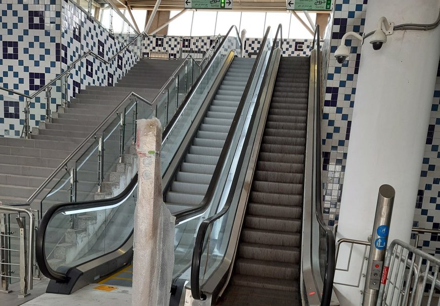 Operation successful: renewal of the escalators of extension B of the Algiers Metro